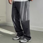 شلوار اسلش مردانه طرح رترو و در دو رنگ طوسی و مشکی با پارچه دورس ضخیم