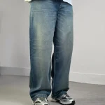 شلوار جین مردانه قواره آزاد مناسب استایل های خیابانی و کژوال از برند H&M