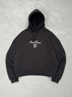 هودی اورجینال Pull&Bear با رنگ مشکی تک سایز و طرح One Piece